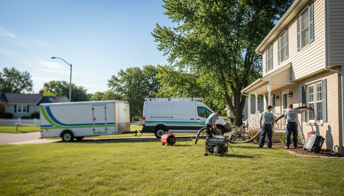 Flooded Basement Restoration And Cleanup With Repair in Altona, IL near me